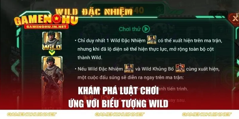 Khám phá luật chơi ứng với biểu tượng Wild 