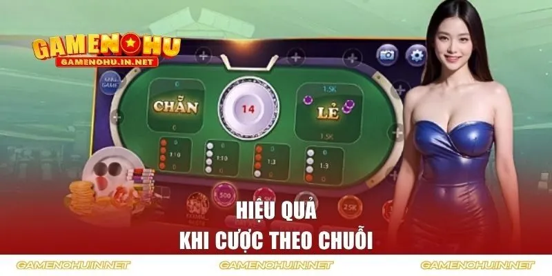 Hiệu quả khi cược theo chuỗi
